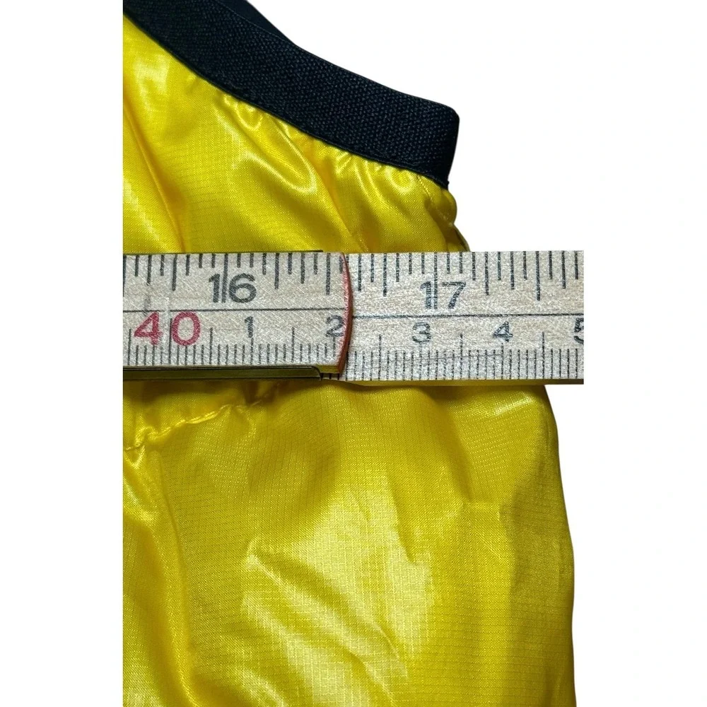 Lauren Active Ralph Lauren Yellow Down Puffer Vest Womens Small Full Zip Quilted